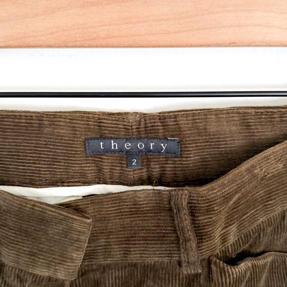 theory // brown corduroy suit blazer set with trousers / 2 - Picture 9 of 13
